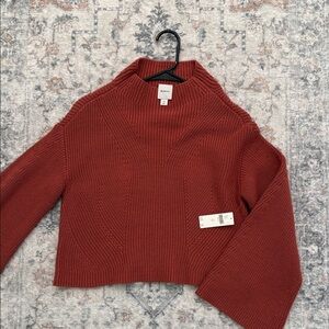 Maeve Rust Women's Turtleneck Sweater